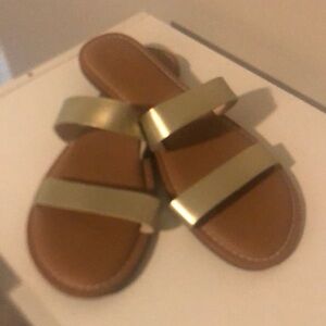Bundle Alert💎 2 for $15: 
Gold Sandals